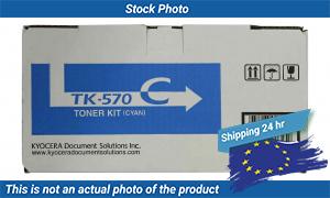 TK-570C Kyocera Mita FS-C5400DN Toner Kit Cyan TK570C, 0T2HGCEU, 1T02HGCEU0, 1T02HGCEU0001