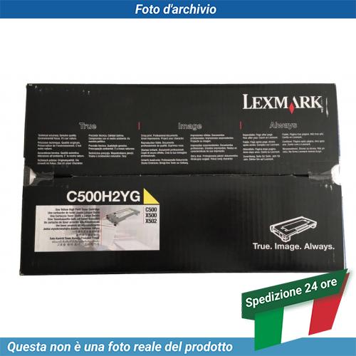C500H2YG Lexmark C500 Toner CMYK High Yield - Zdjęcie 4 z 6