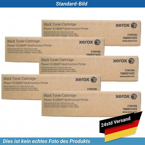 Compatible avec Xerox Compatible with Xerox 106R01455 Xerox Phaser 6128 Toner CMY - Photo 2/9