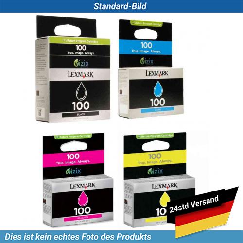 Kompatibel mit Lexmark Compatible with Lexmark 14N0902E Lexmark 100 Ink CMYK - Afbeelding 8 van 8