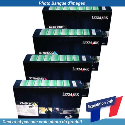 Lexmark X748 Corporate Toner Cartridge CMYK - Photo 3/9