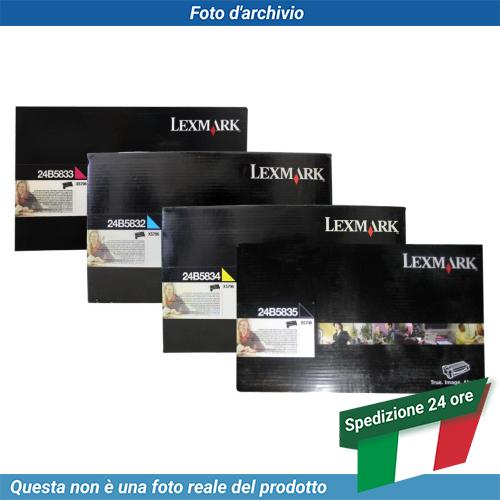 Lexmark XS796 Toner CMYK RP - Photo 7/8