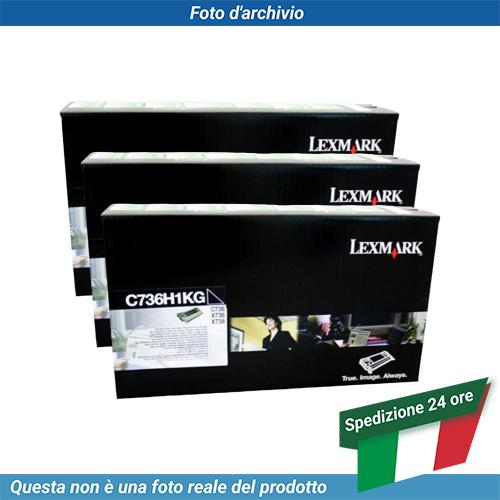 Lexmark C736 Toner CMYK HY RP - Afbeelding 8 van 8