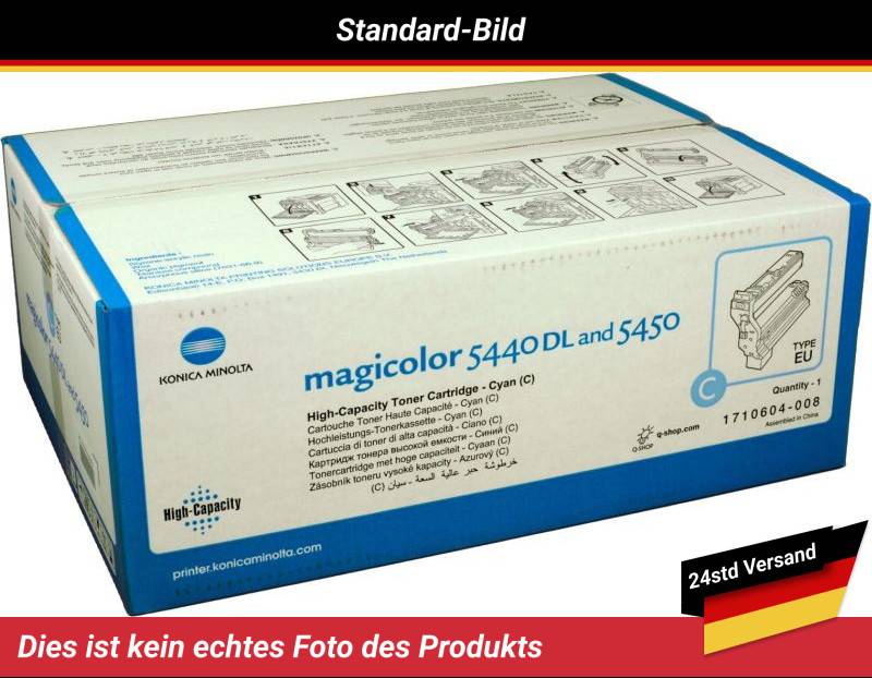 KONICA MINOLTA MAGICOLOR 5440DL TONER CYAN HIGH YIELD (TYPE EU)