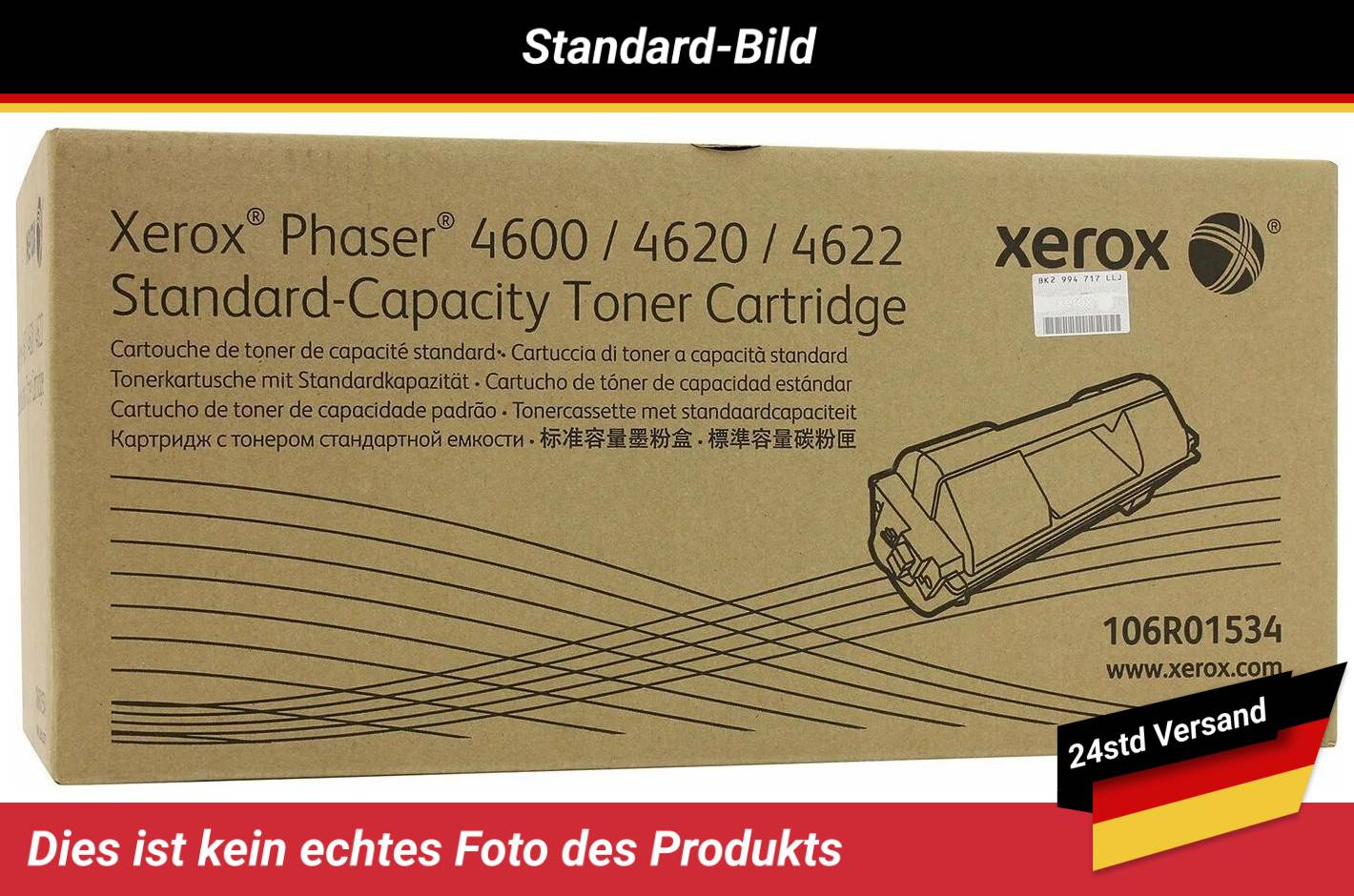 XEROX PHASER 4600 TONER CARTRIDGE BLACK