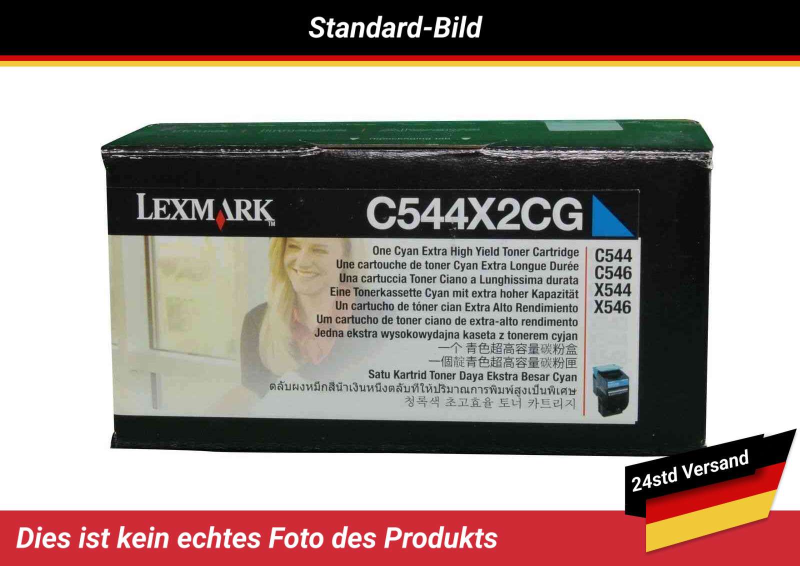 LEXMARK C544 X544 TONER CARTRIDGE CYAN 4K
