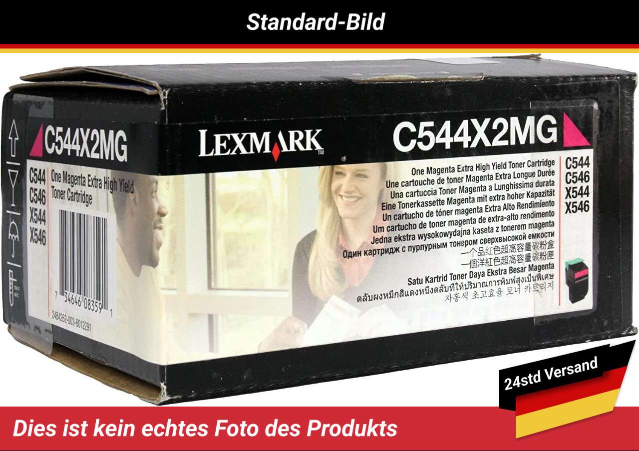 LEXMARK C544 X544 TONER CARTRIDGE MAGENTA 4K