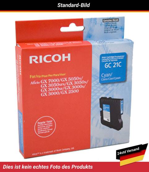 RICOH AFICIO GX3000 PRINT CARTRIDGE CYAN 1K