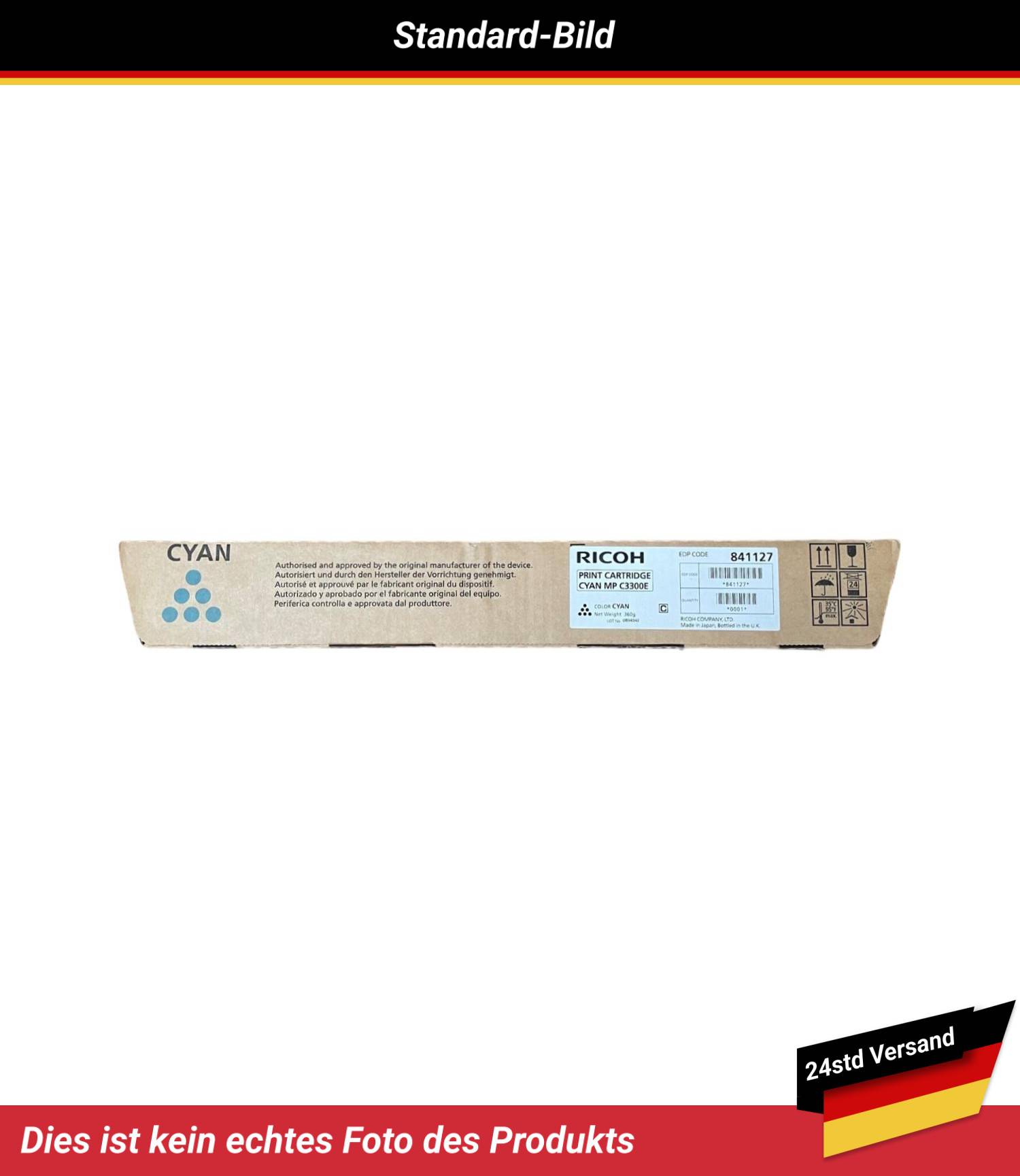 RICOH MP C3300E TONER CARTRIDGE CYAN