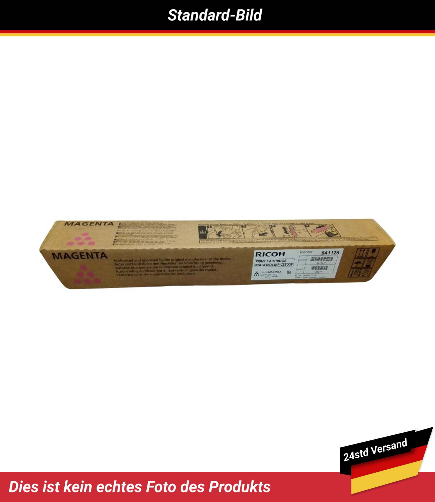 RICOH MP C3300E PRINT CART MAGENTA