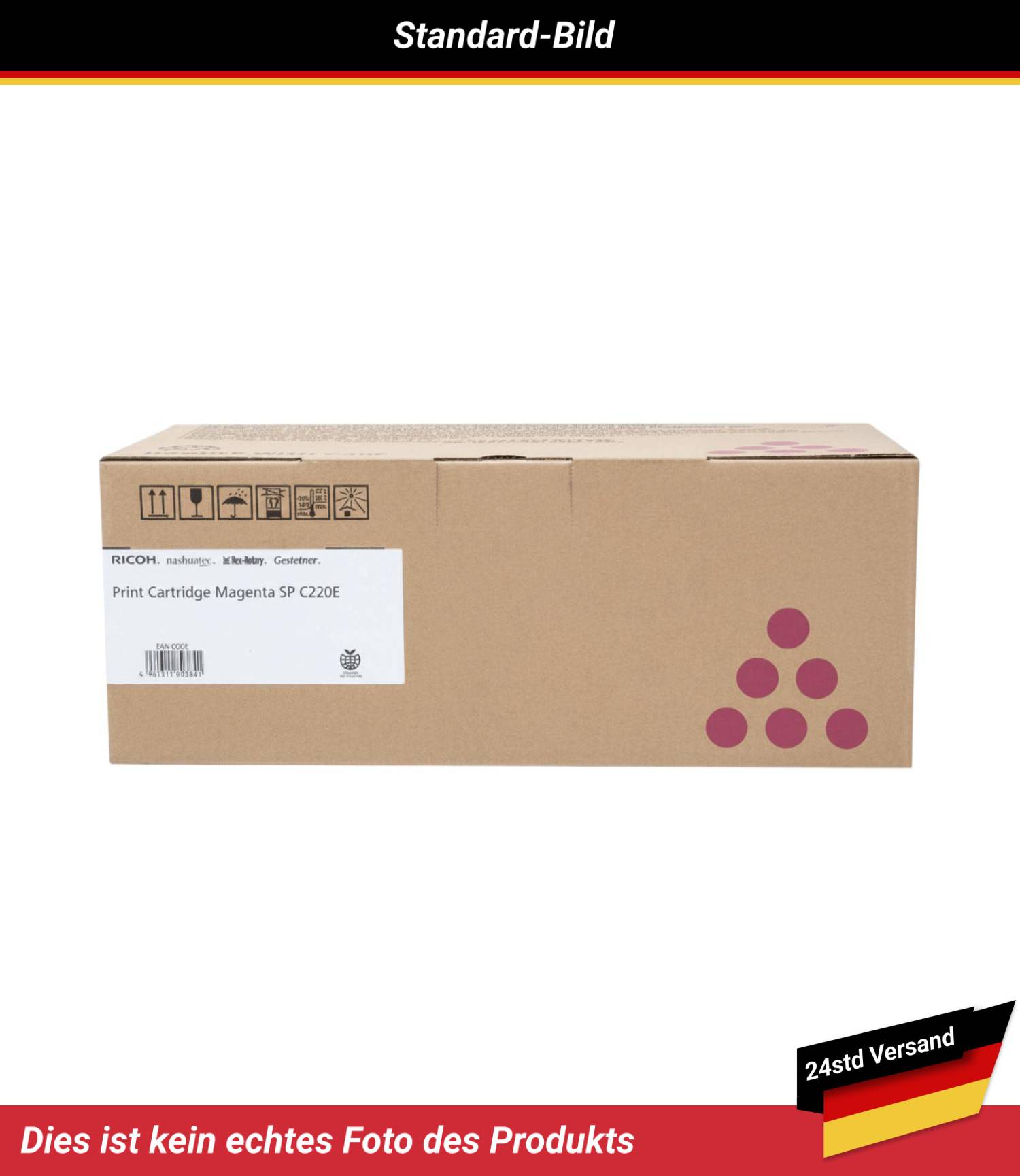 RICOH SP C220E PRINT CARTRIDGE MAGENTA