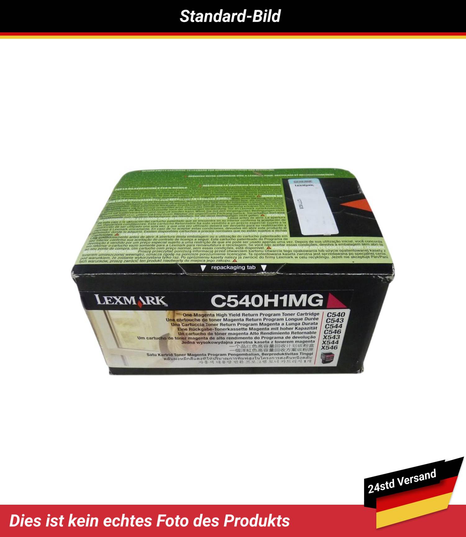 LEXMARK C540 C543 TONER CARTRIDGE MAGENTA RP 2K