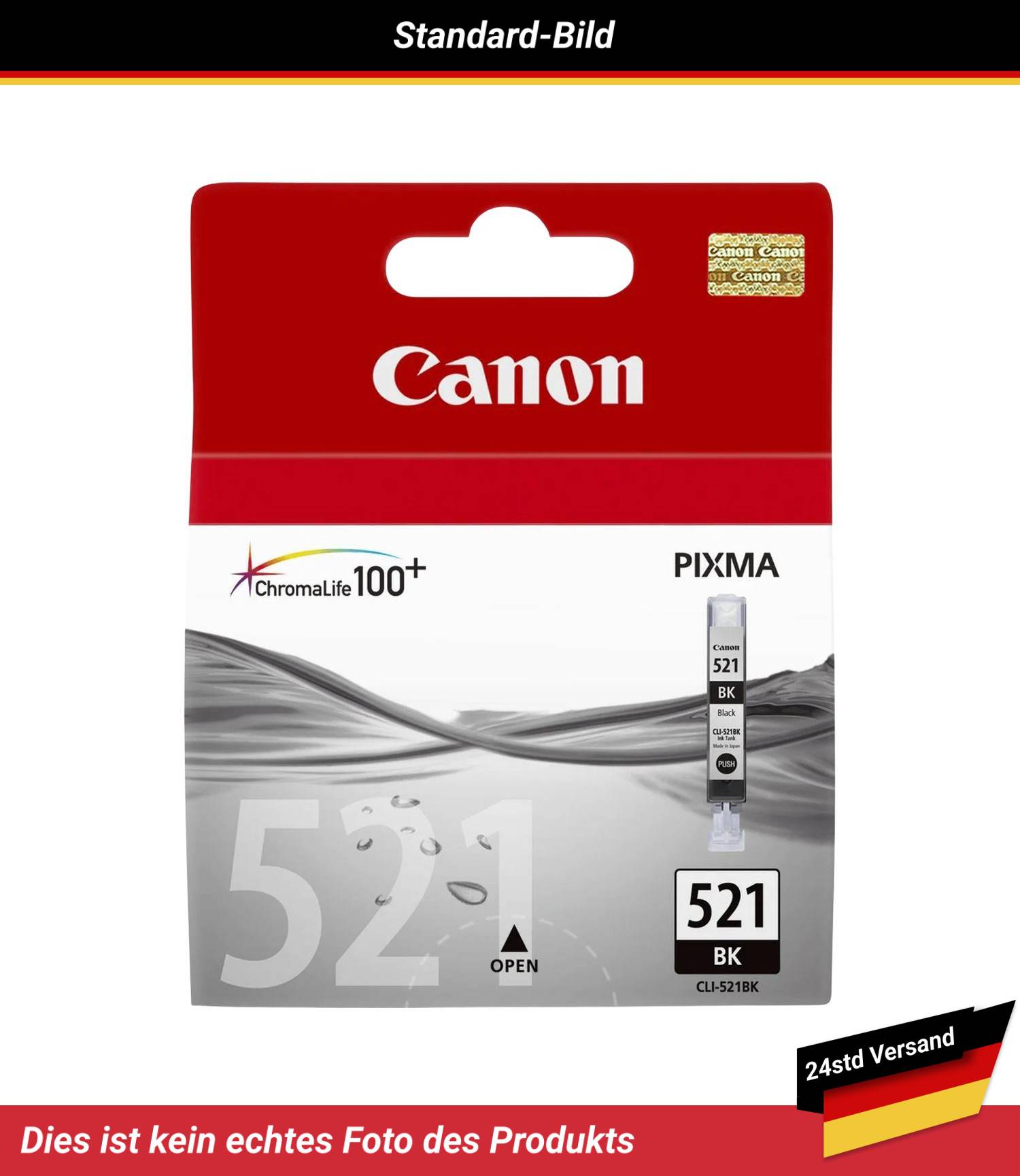 CANON CLI-521BK INK TANK BLACK