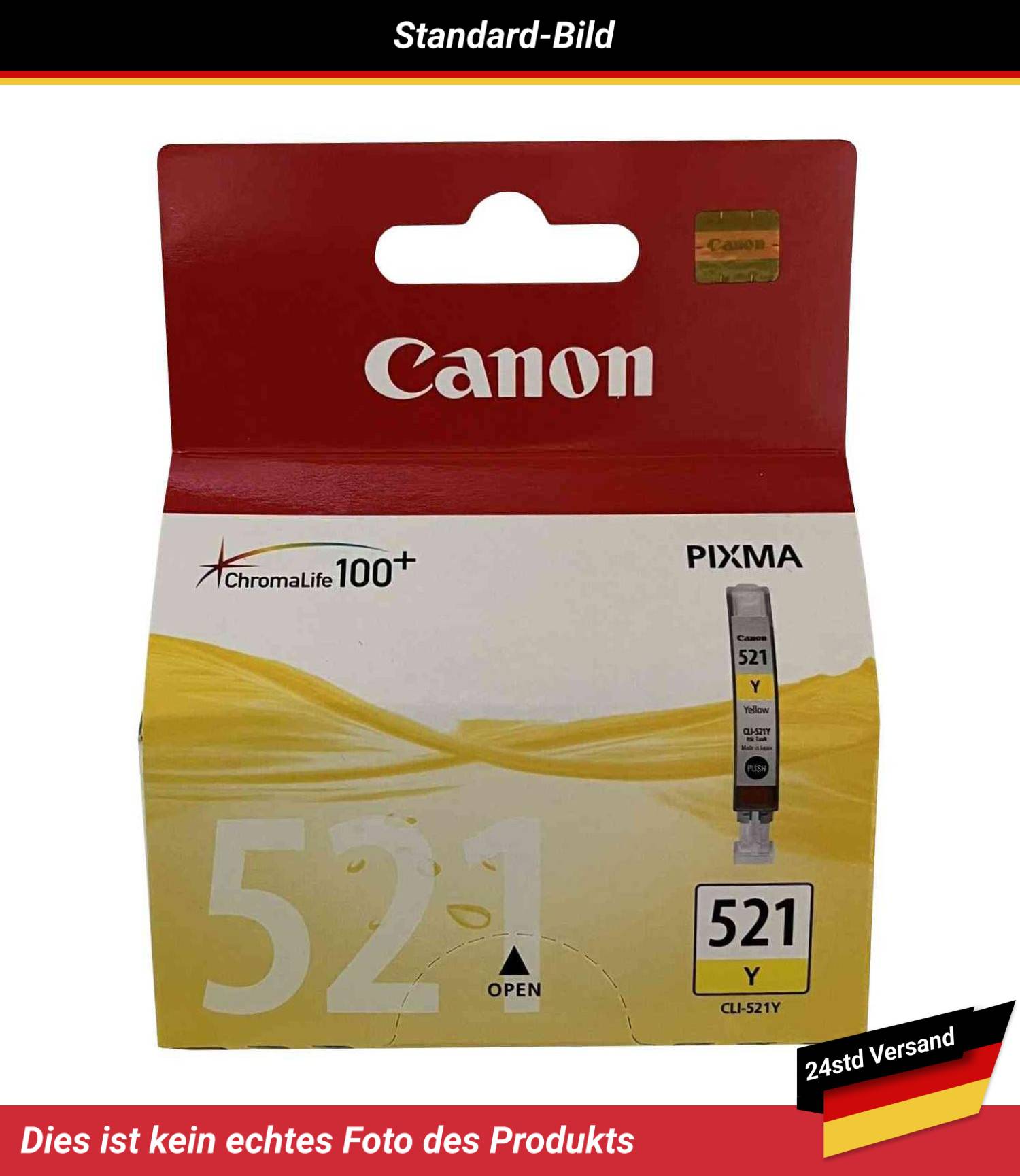 CANON CLI-521Y INK CARTRIDGE YELLOW