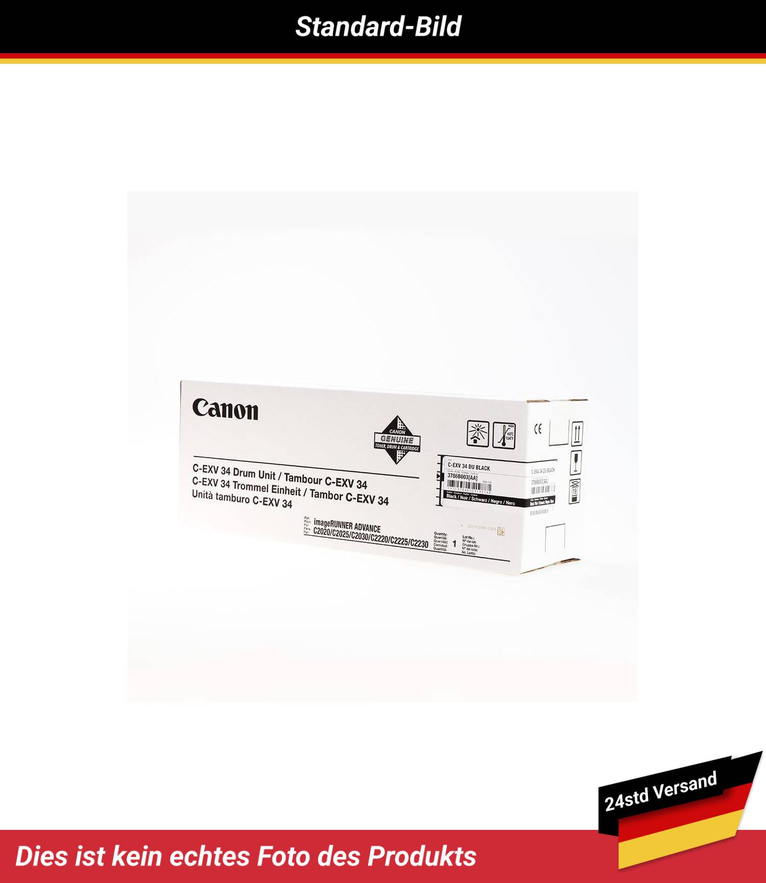 CANON C-EXV 34 DRUM UNIT BLACK