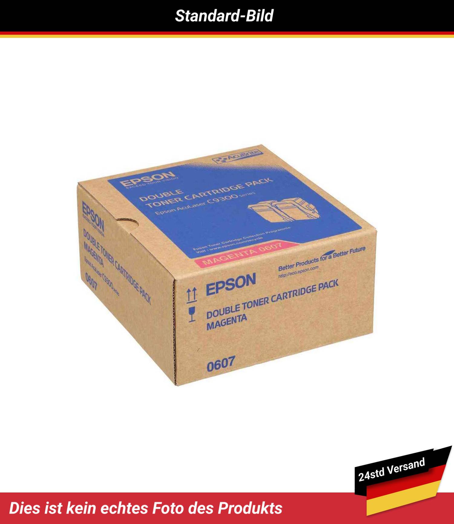 EPSON 0607 TONER CTG MAGENTA DOUBLE PACK