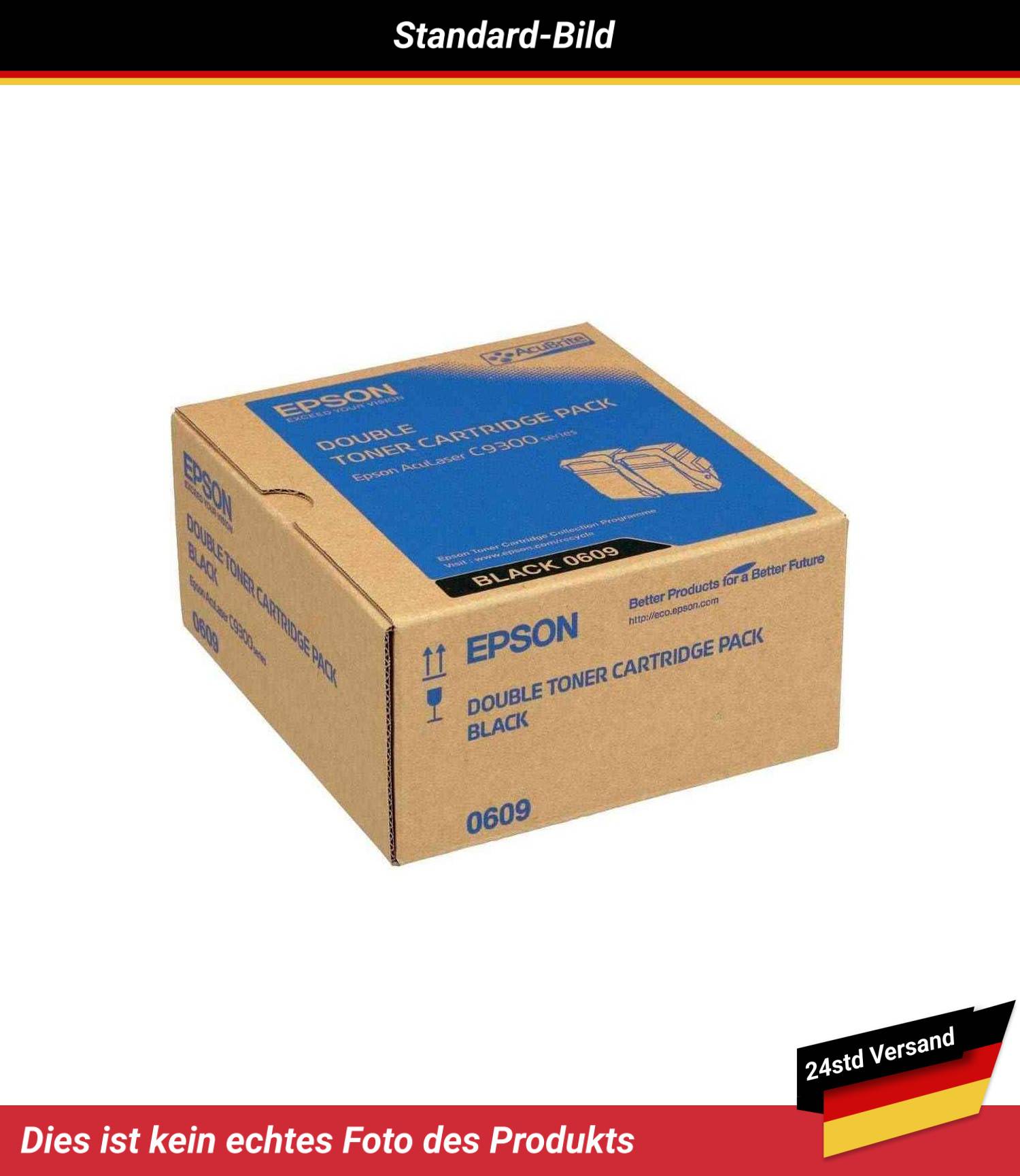 EPSON 0609 TONER CTG BLACK DOUBLE PACK