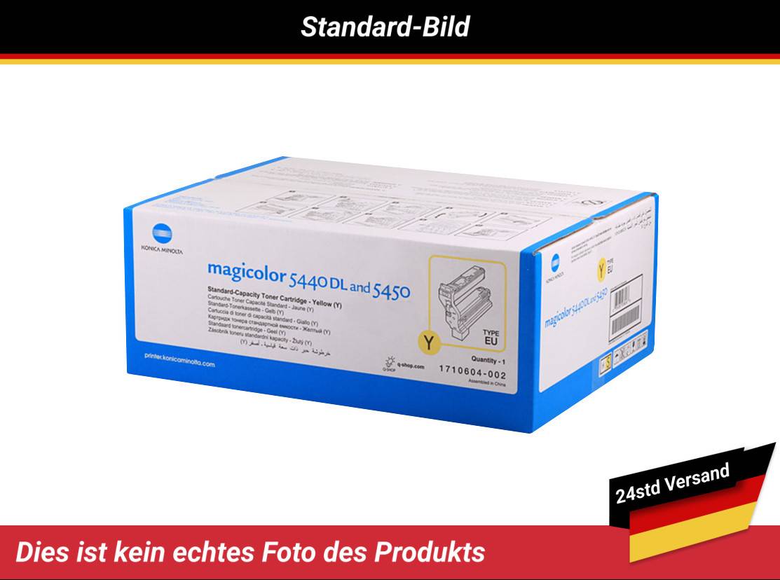 KONICA MINOLTA MAGICOLOR 5440DL TONER CARTRIDGE YELLOW (TYPE EU)