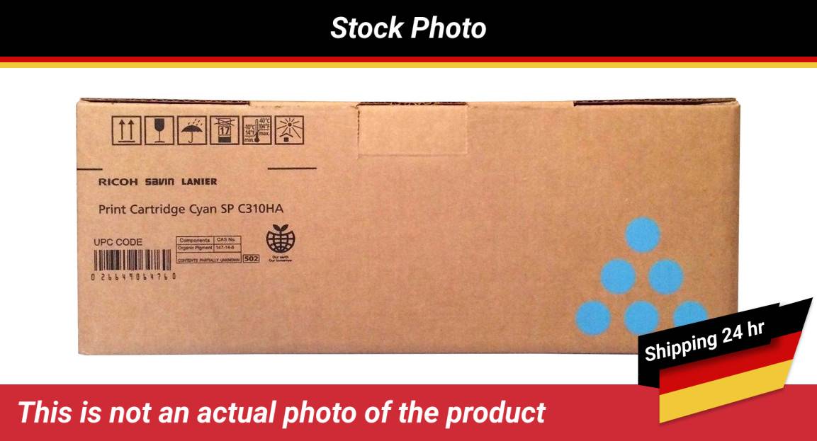 RICOH SAVIN LANIER SP C310HA AIO PRINT CART CYAN 6K