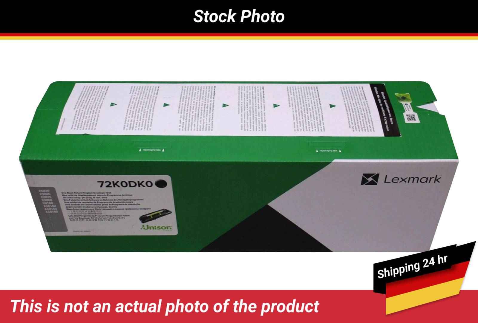 LEXMARK CX860DE DEVELOPER UNIT BLACK RP