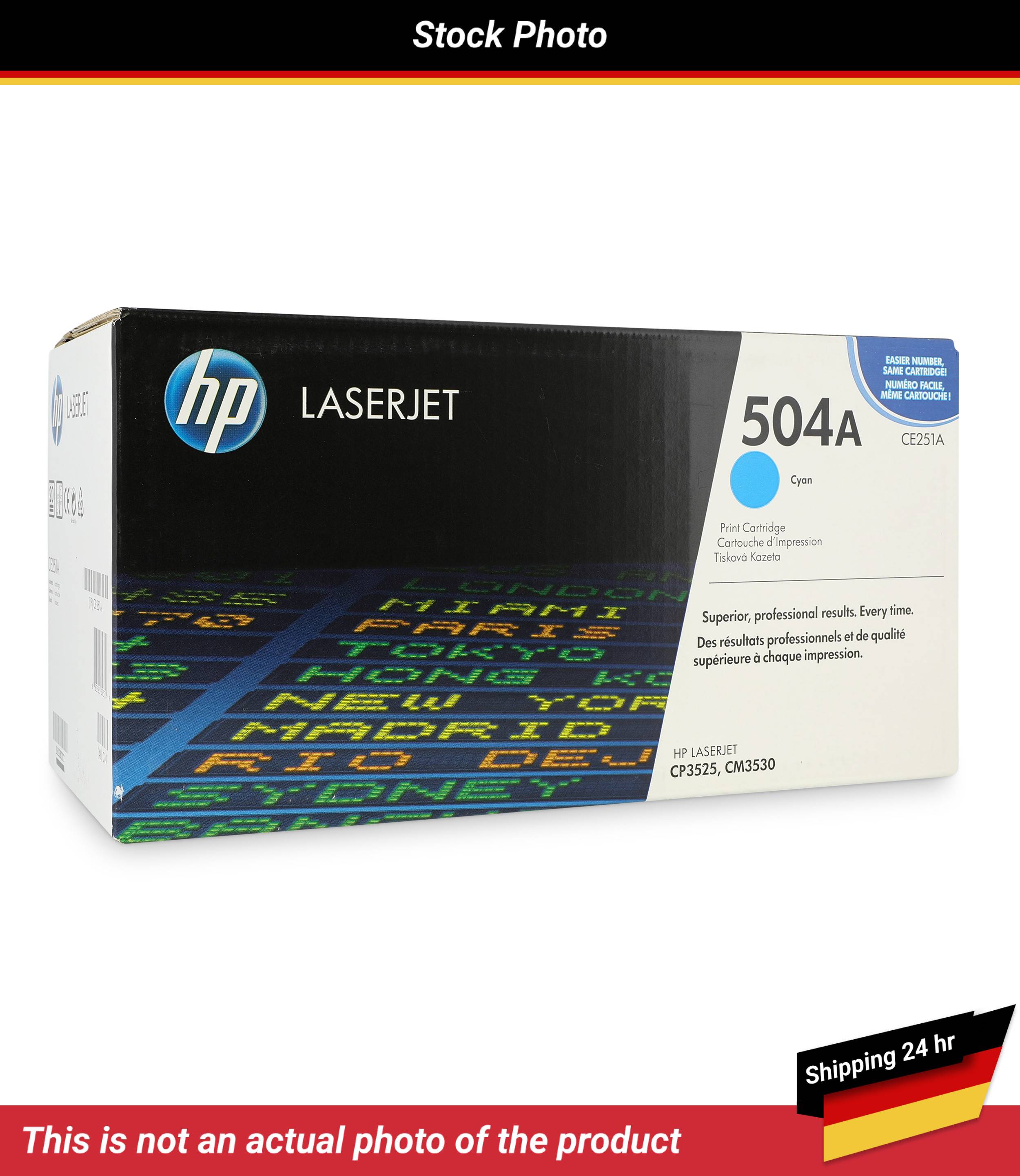 HP 504A TONER CARTRIDGE CYAN