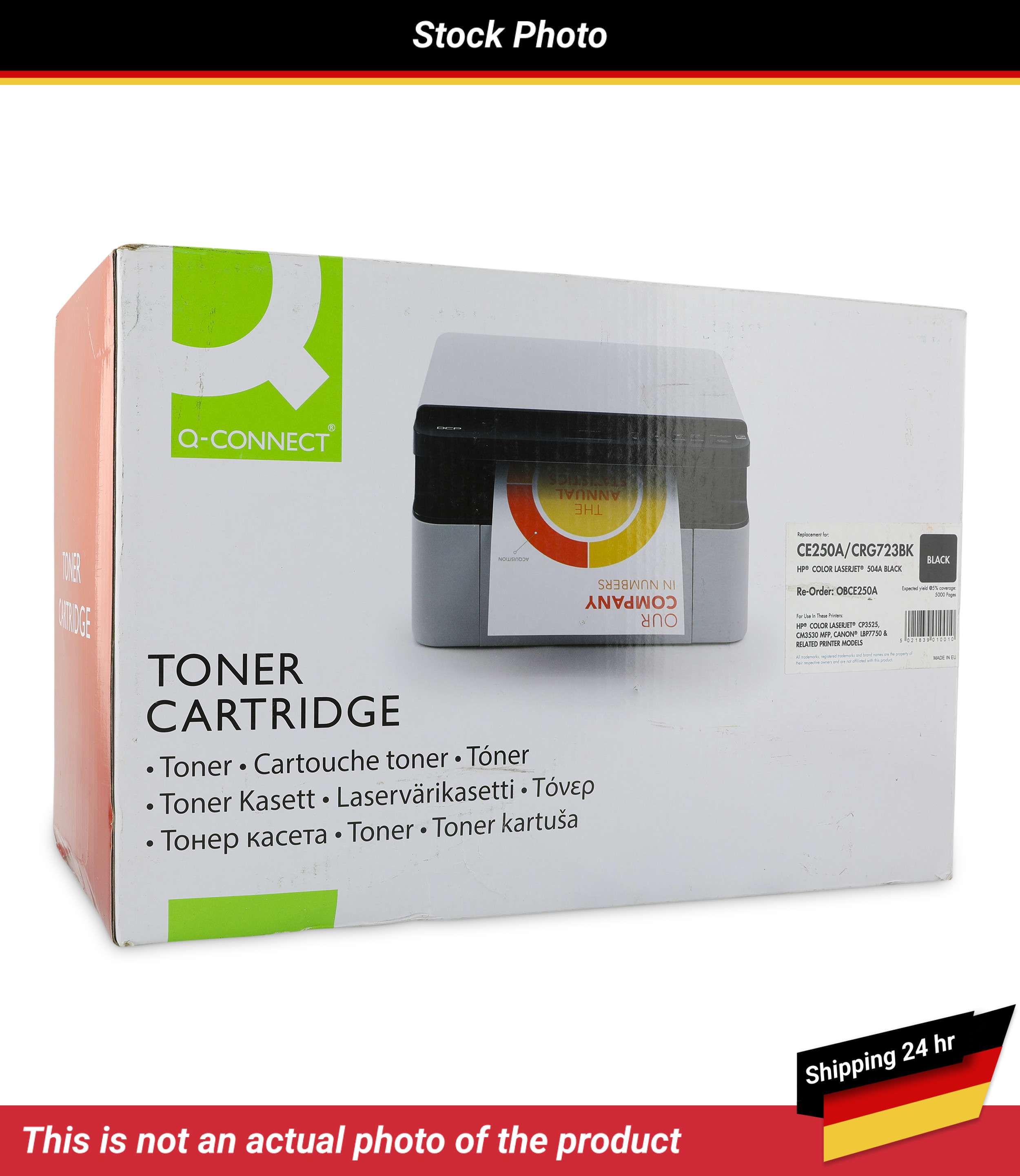 HP 504A PRINT CTG BLACK REMAN