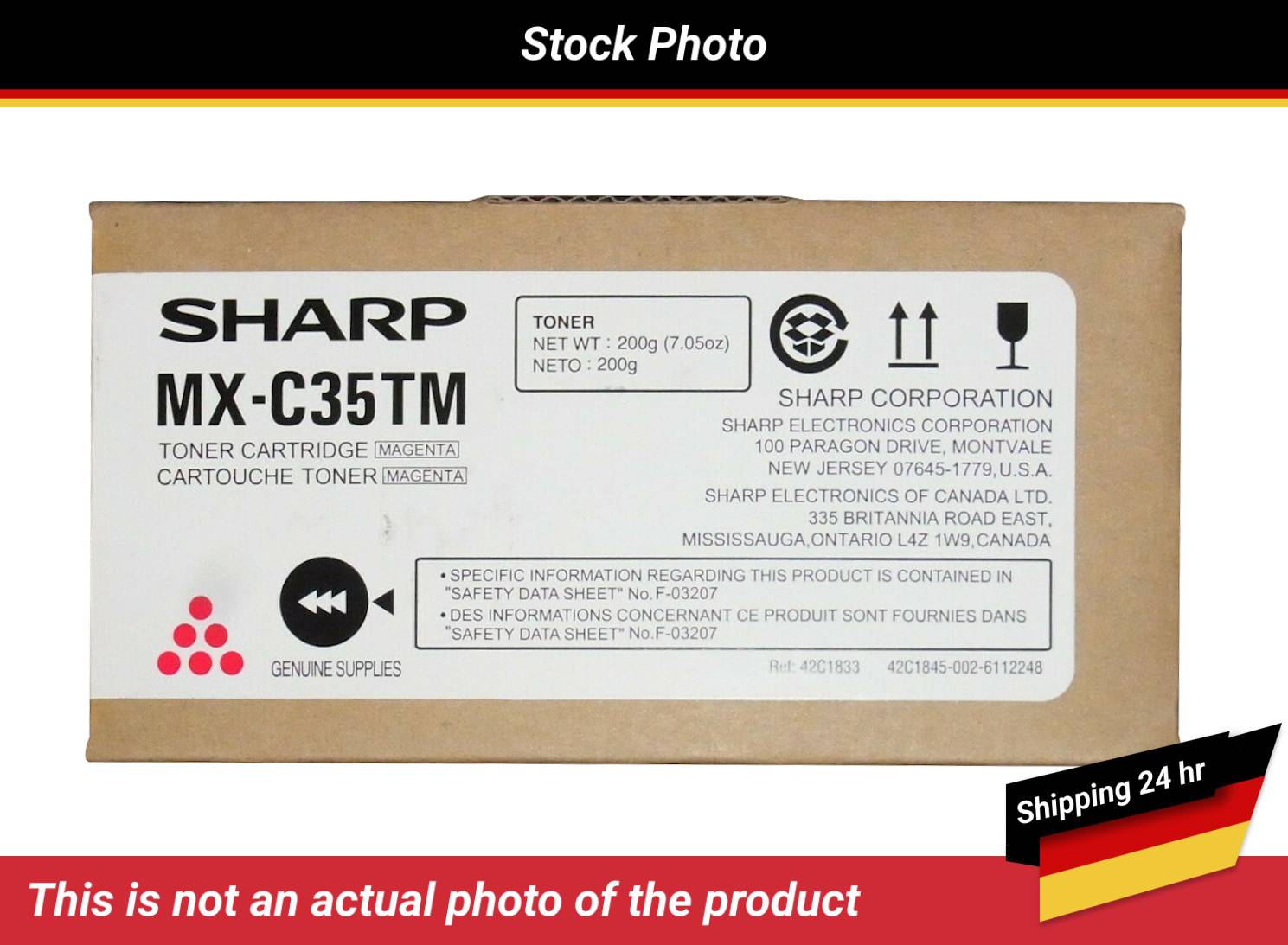 SHARP MX-C357F TONER CTG MAGENTA