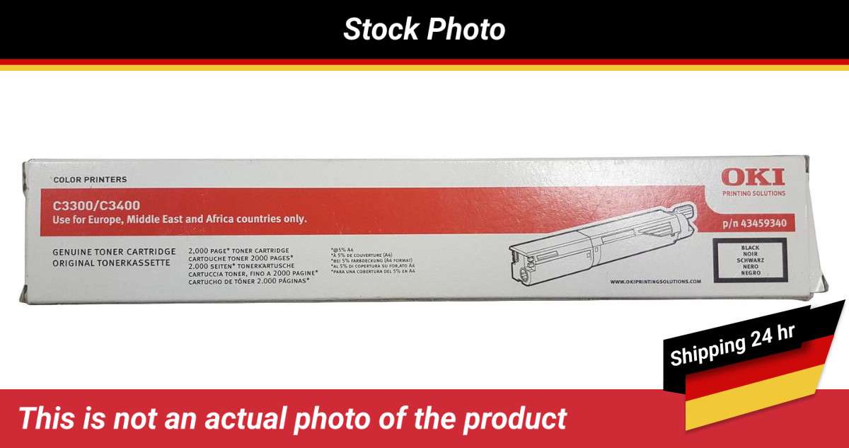 OKI C3300 C3400 TONER CARTRIDGE BLACK