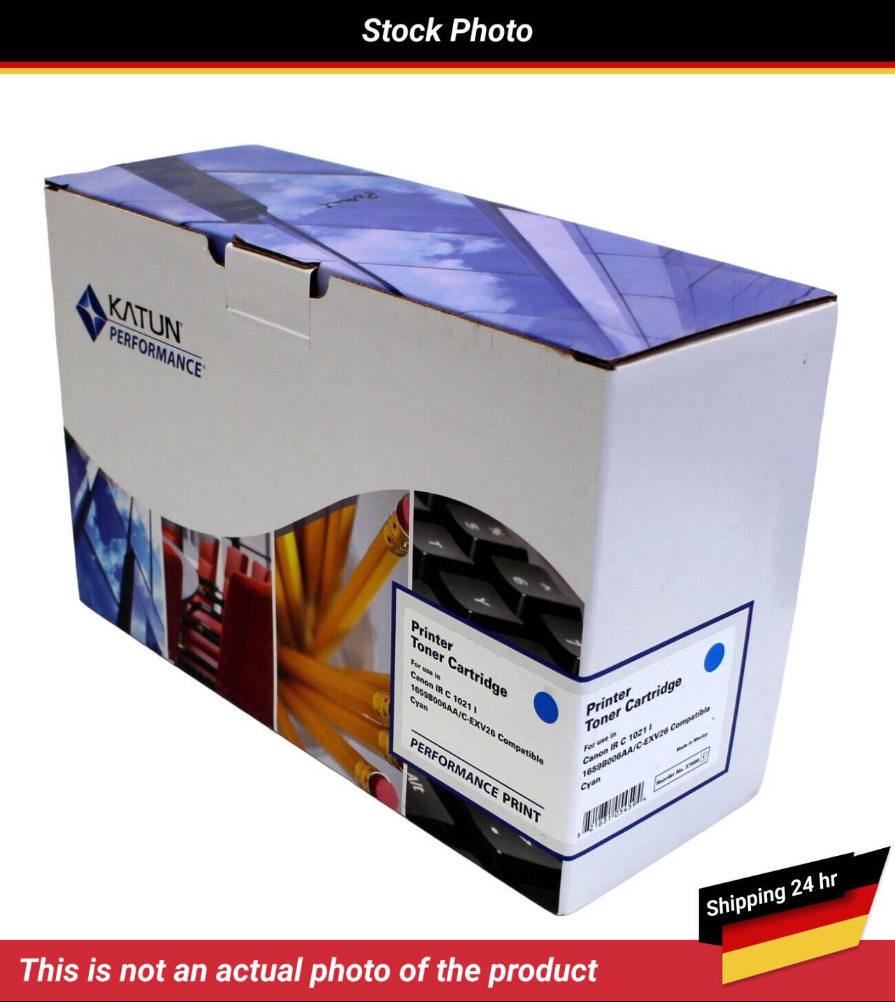 KATUN FOR CANON C-EXV26 TONER CARTRIDGE CYAN 6K NON-OEM