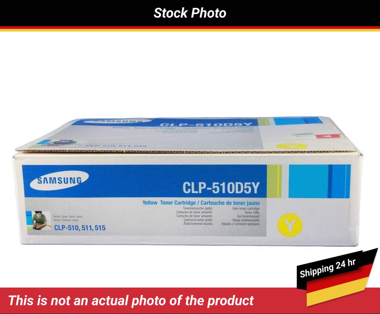 SAMSUNG CLP-510 511 515 TONER CARTRIDGE YELLOW 5K