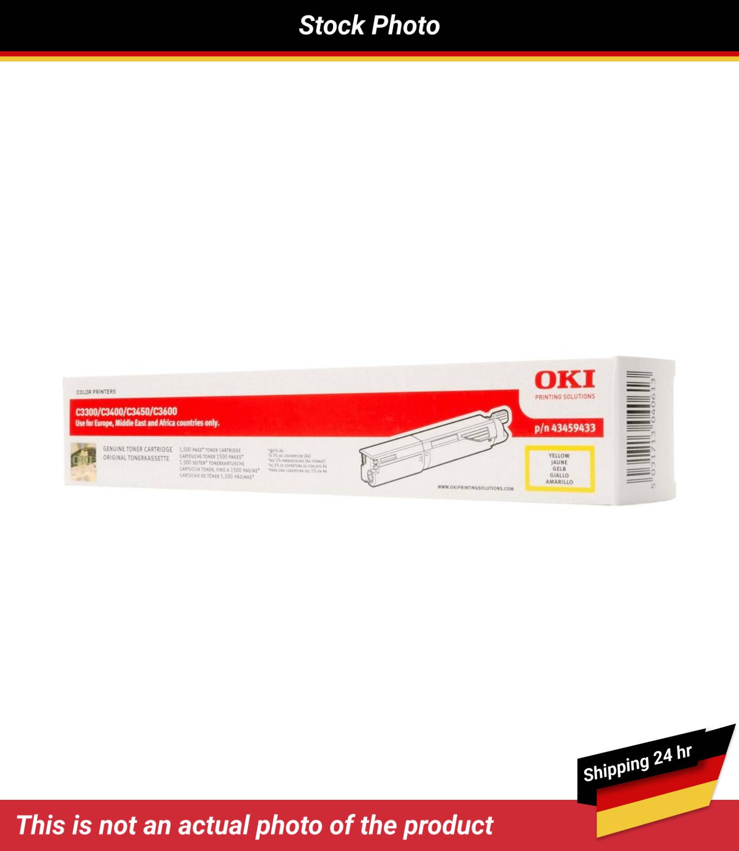 OKI C3300 C3400 TONER YELLOW SY