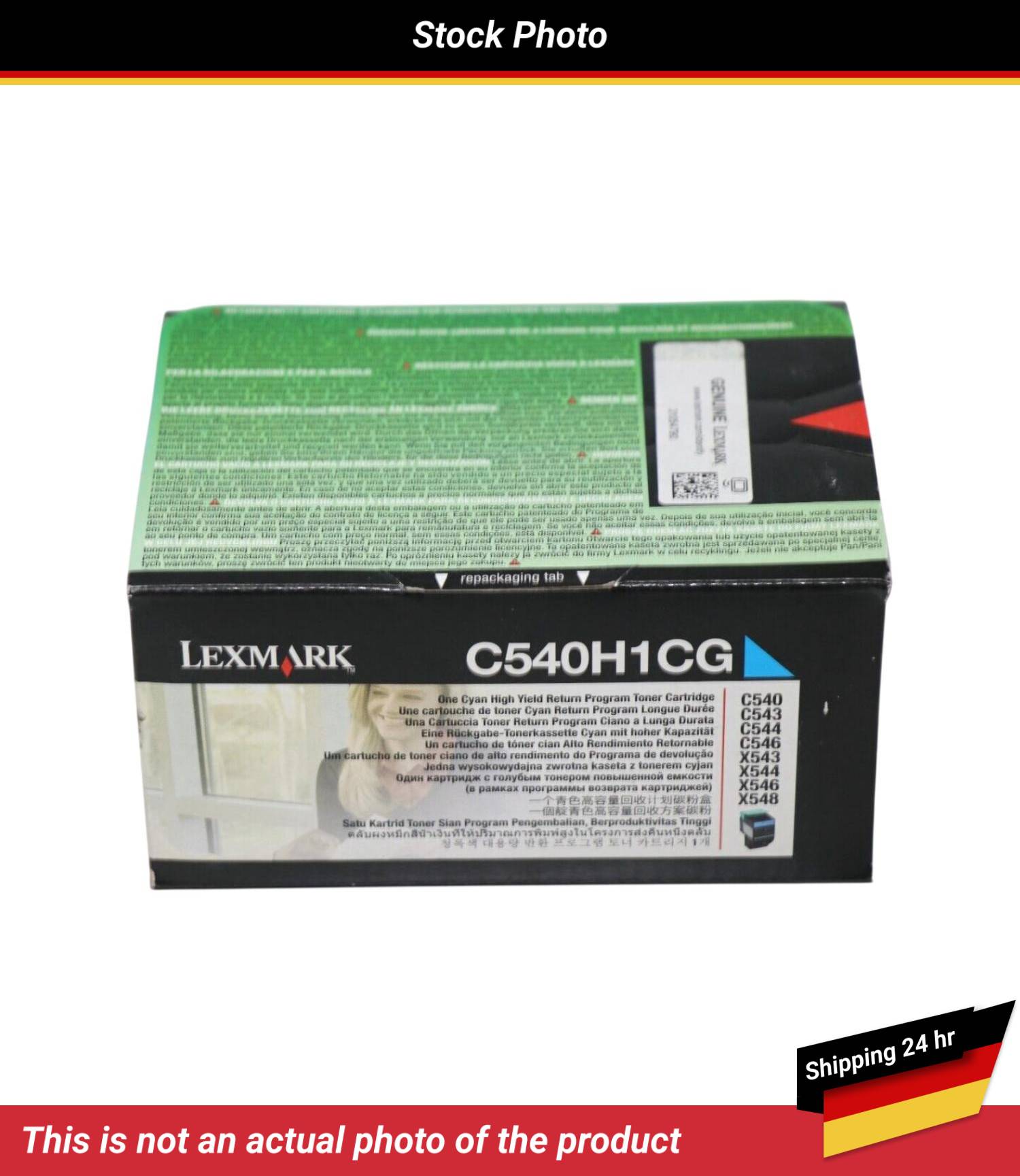 LEXMARK C540 C543 TONER CARTRIDGE CYAN RP 2K