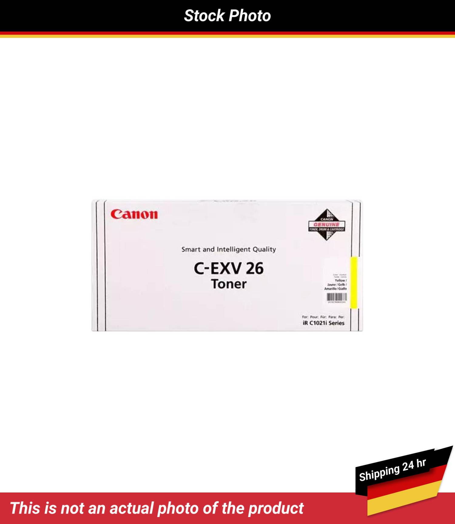 CANON C-EXV26 TONER CARTRIDGE YELLOW 6K