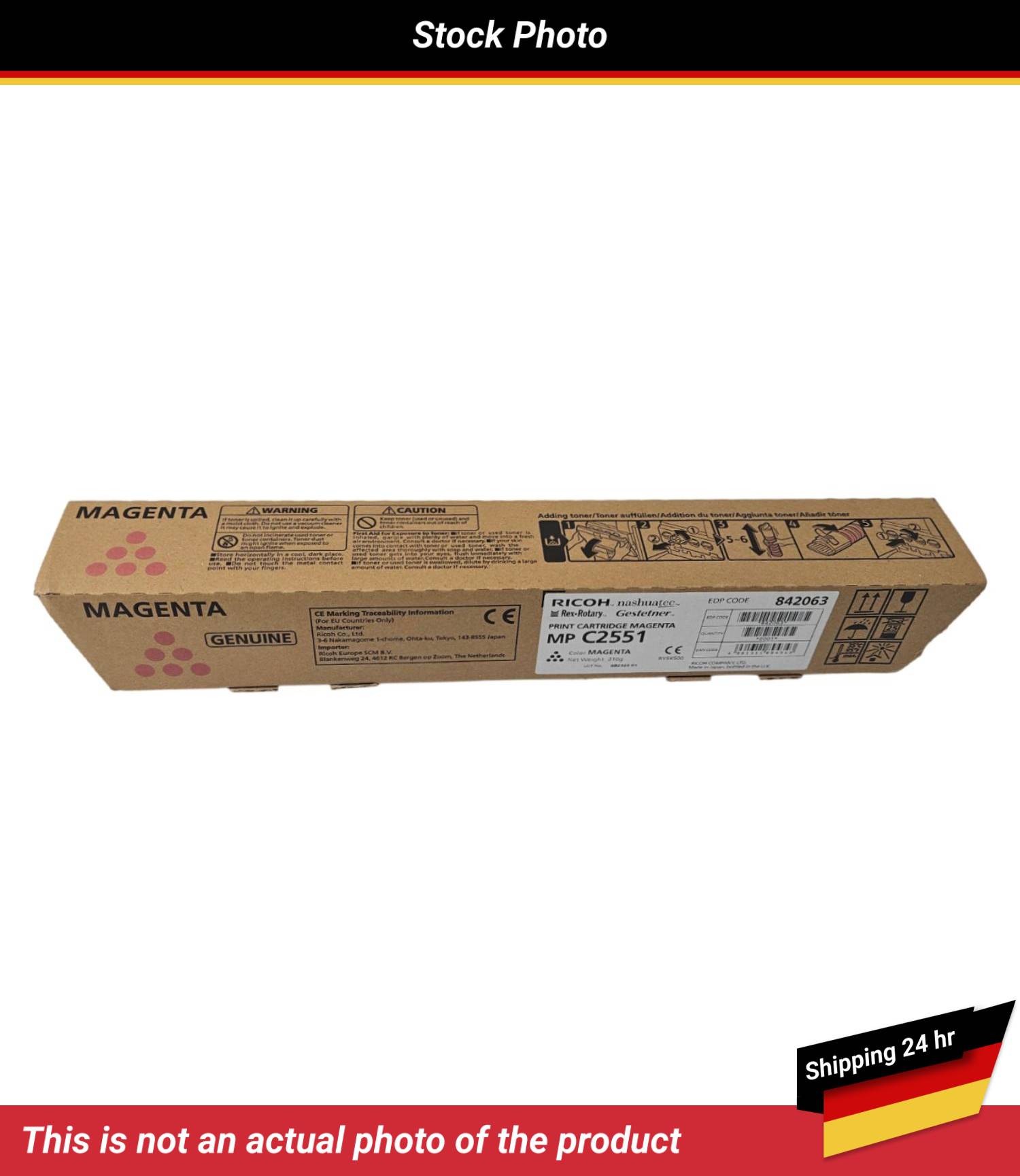 RICOH MP C2551 PRINT CARTRIDGE MAGENTA