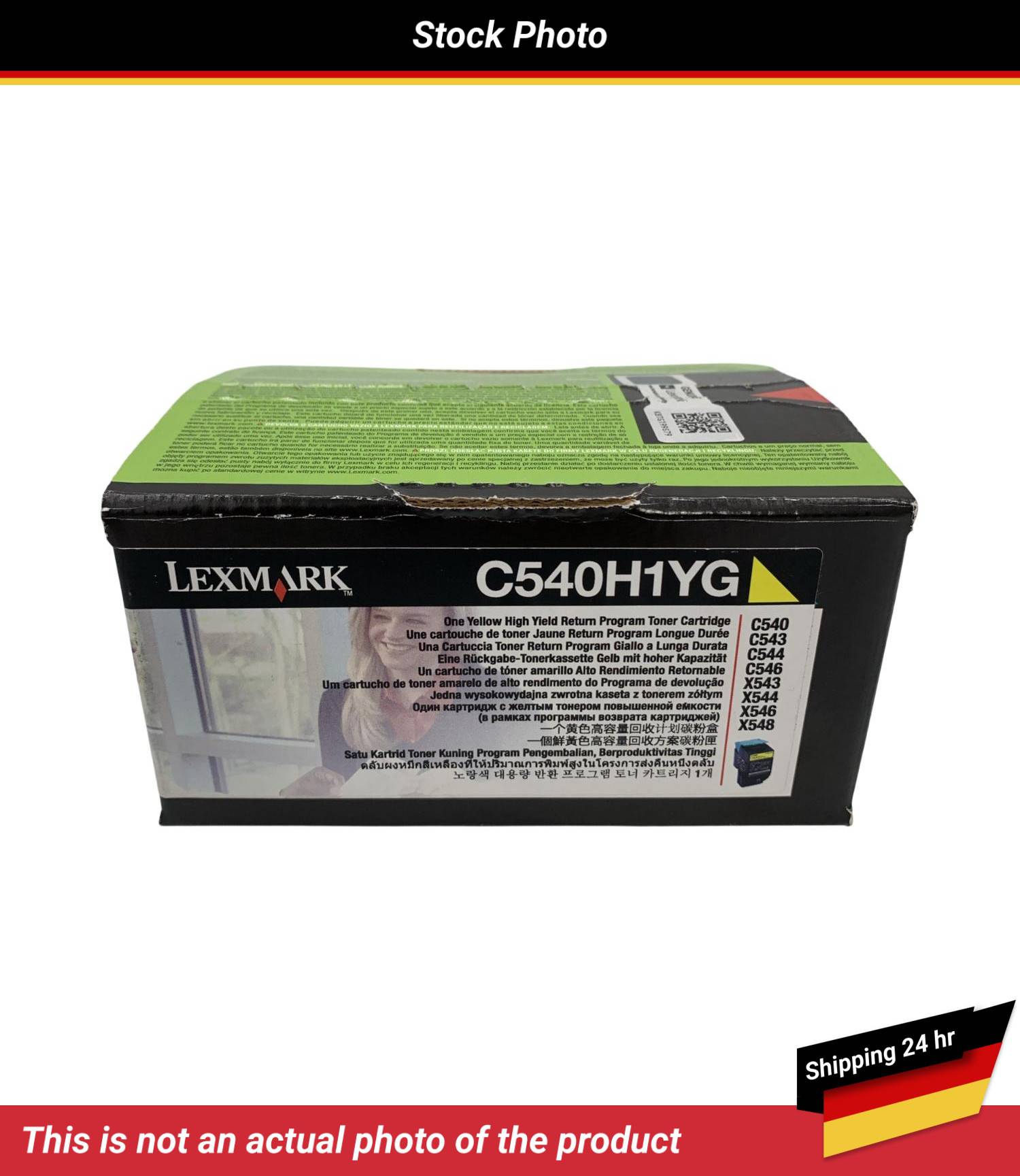 LEXMARK C540 C543 TONER CARTRIDGE YELLOW RP 2K