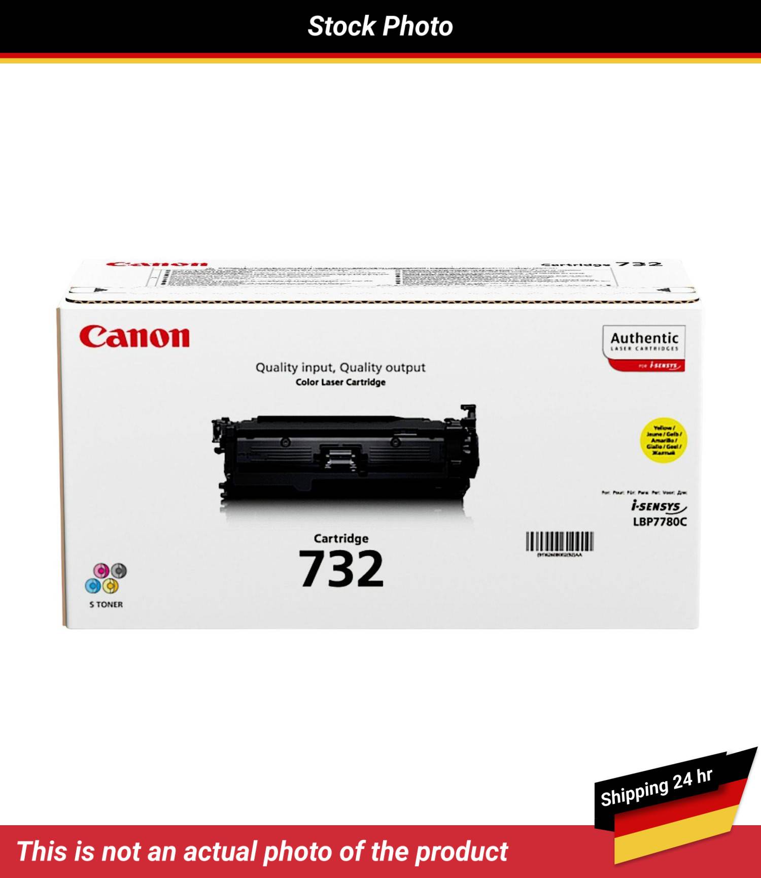 CANON 732 TONER CARTRIDGE YELLOW