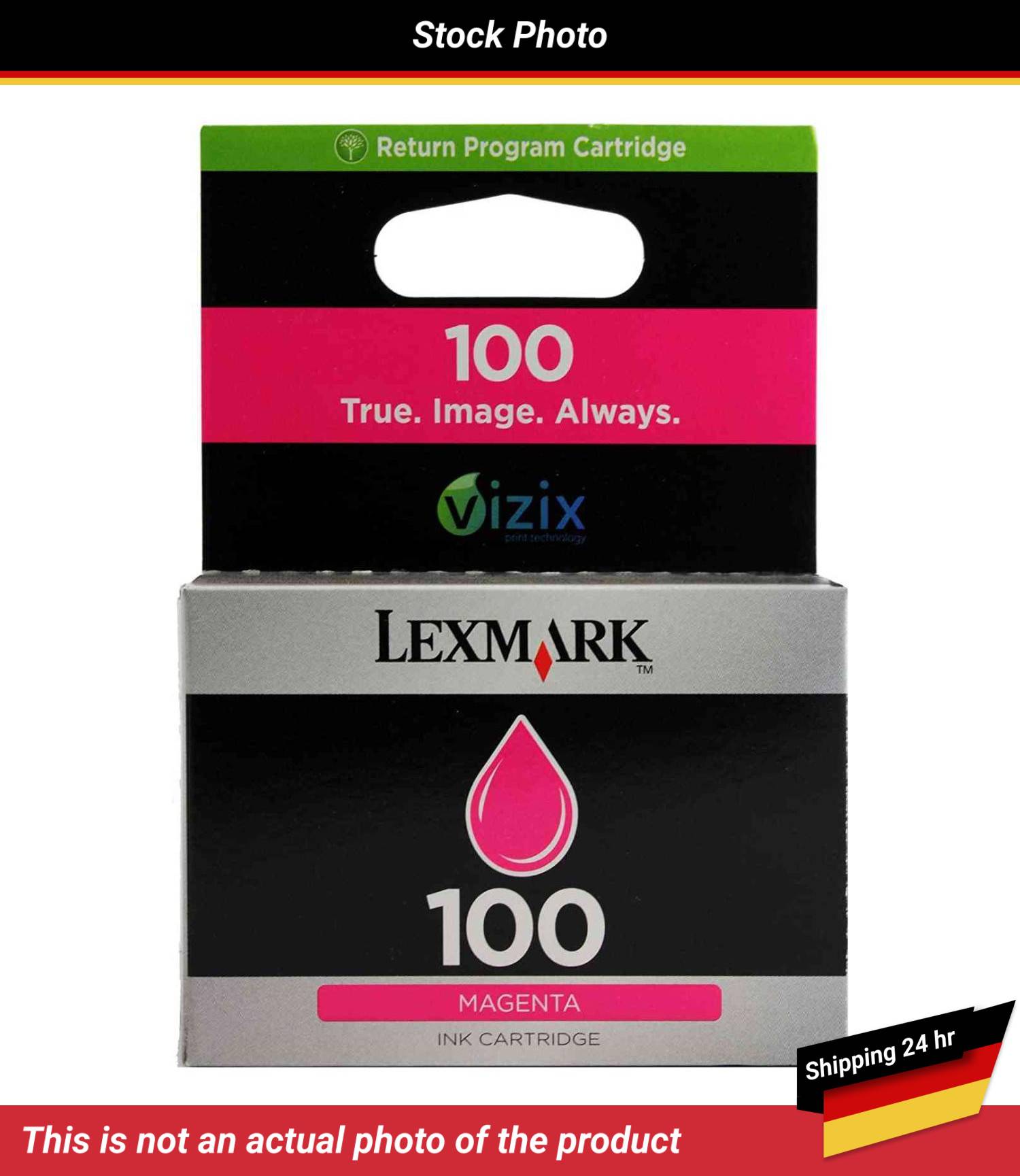 LEXMARK 100 INK CARTRIDGE MAGENTA RP