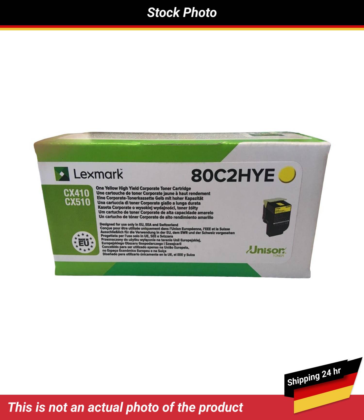 LEXMARK 802HYE TONER YELLOW HIGH YIELD CORP
