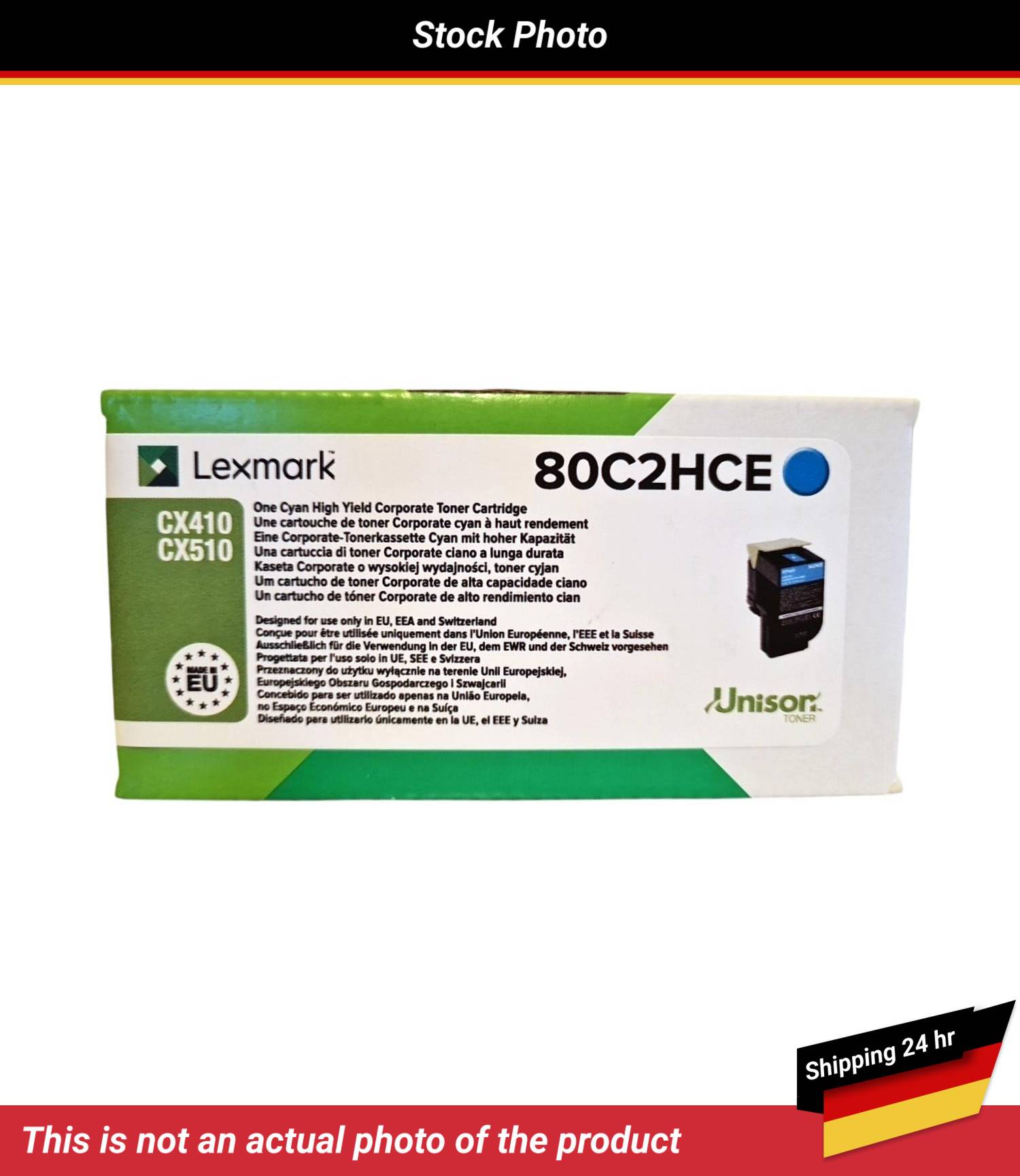 LEXMARK 802HCE TONER CYAN HIGH YIELD CORP