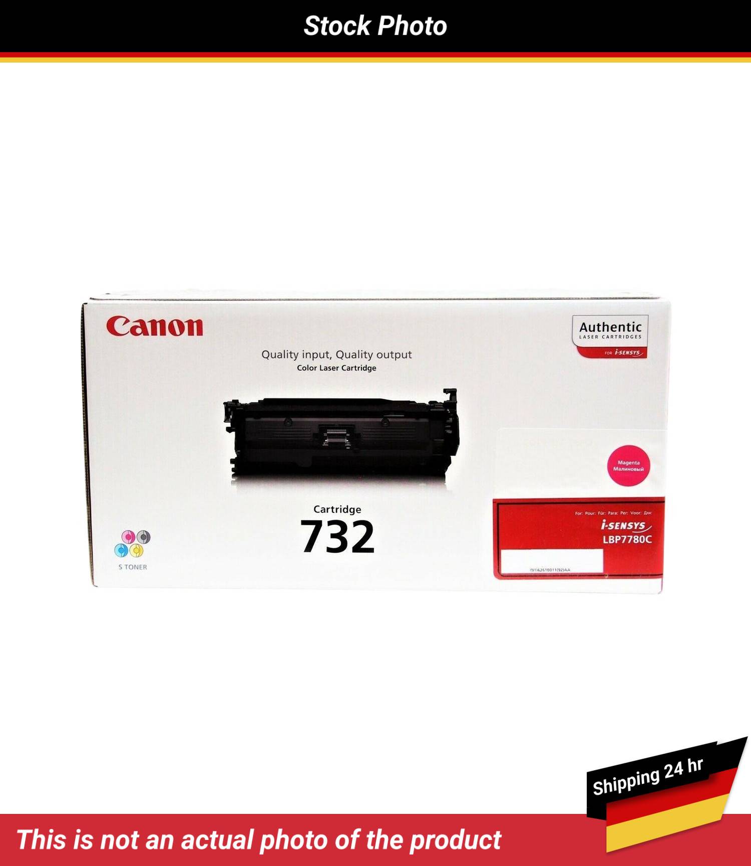 CANON 732 TONER CARTRIDGE MAGENTA