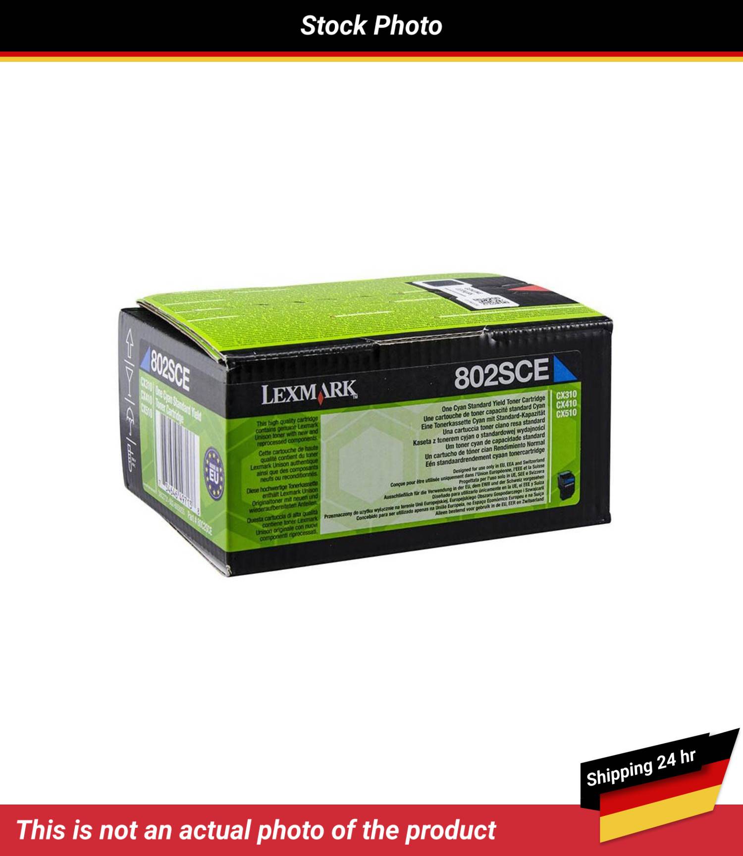 LEXMARK 802SCE CORPORATE TONER CARTRIDGE CYAN 2K