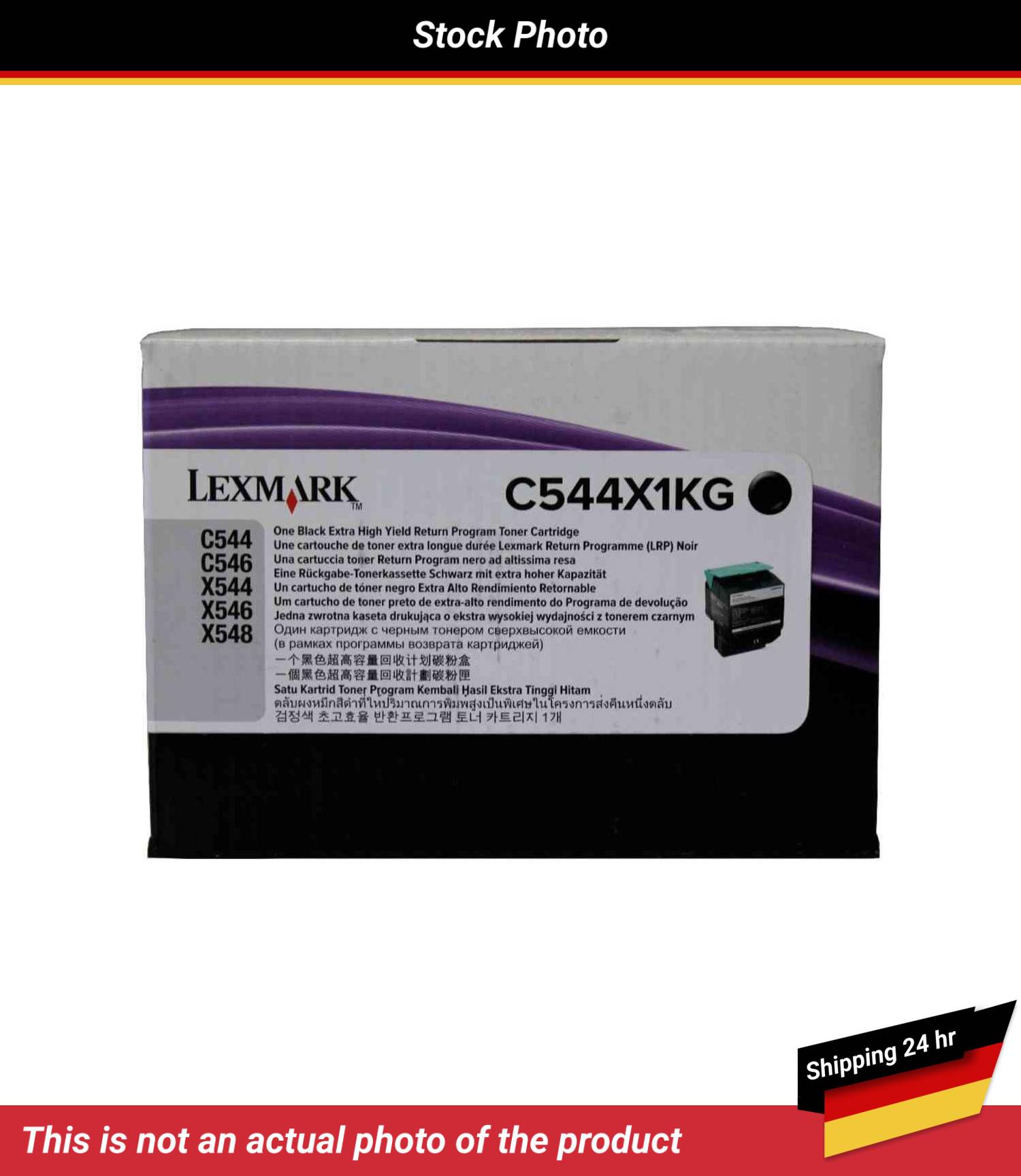 LEXMARK C544 X544 TONER CARTRIDGE BLACK RP 6K