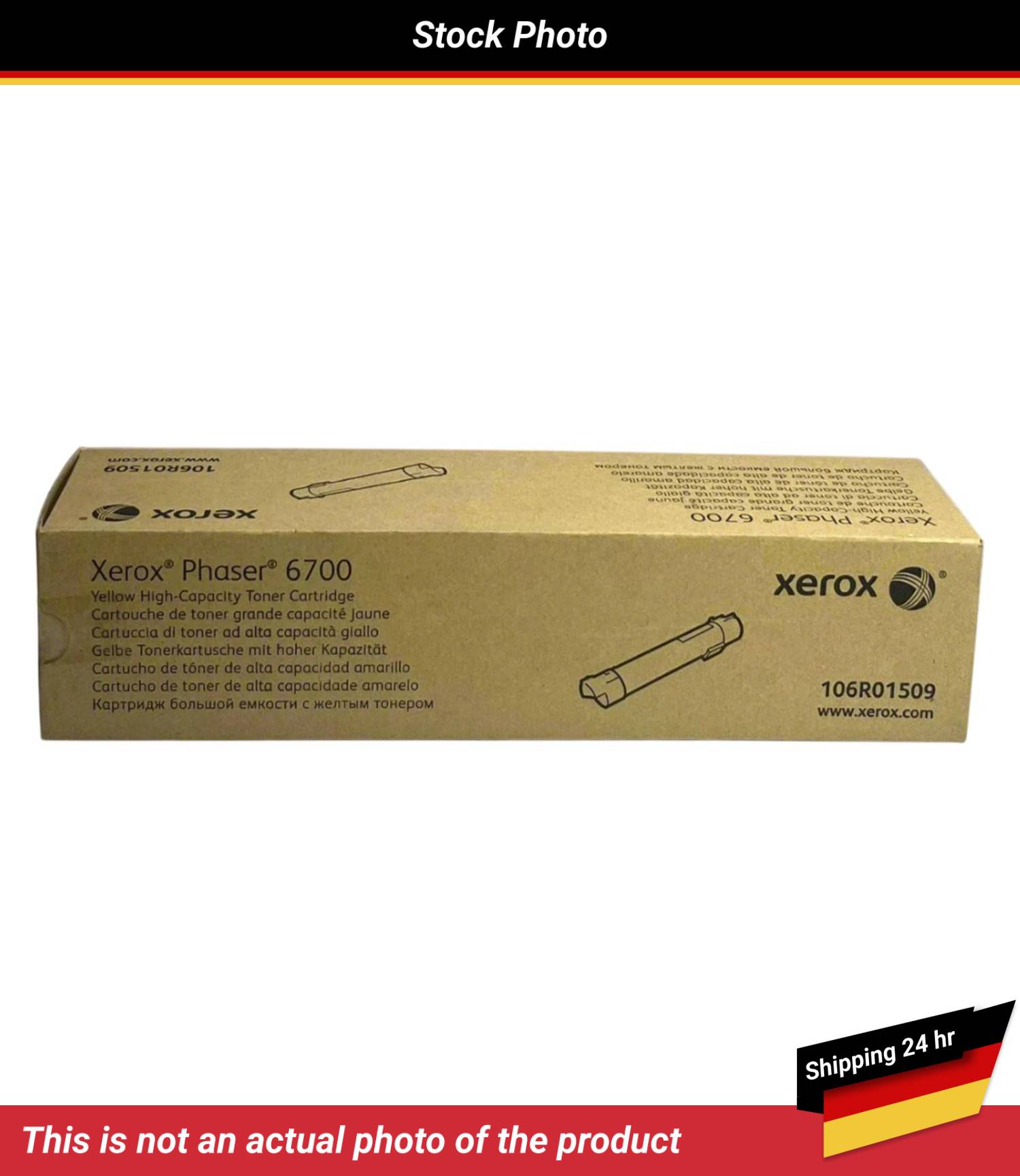 XEROX PHASER 6700 TONER CTG YELLOW 12K