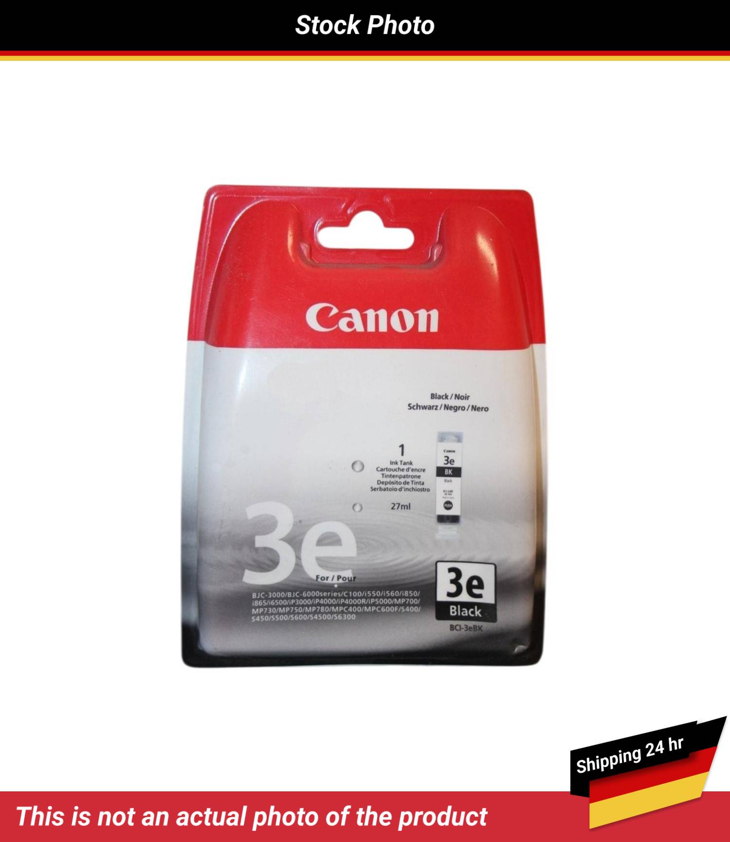CANON BCI-3EBK INK CARTRIDGE BLACK