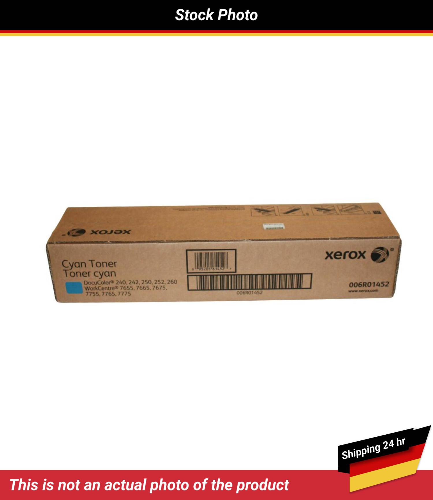 XEROX DC 240 WC 7655 TONER CYAN