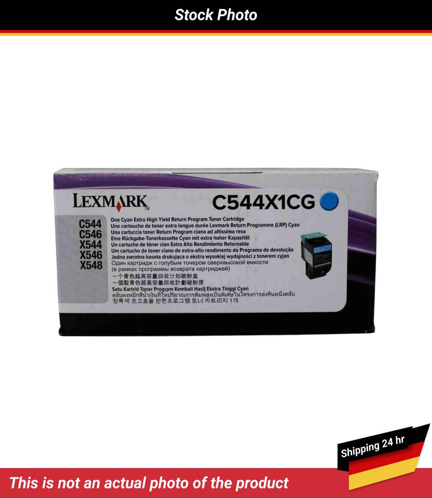 LEXMARK C544 X544 TONER CARTRIDGE CYAN RP 4K