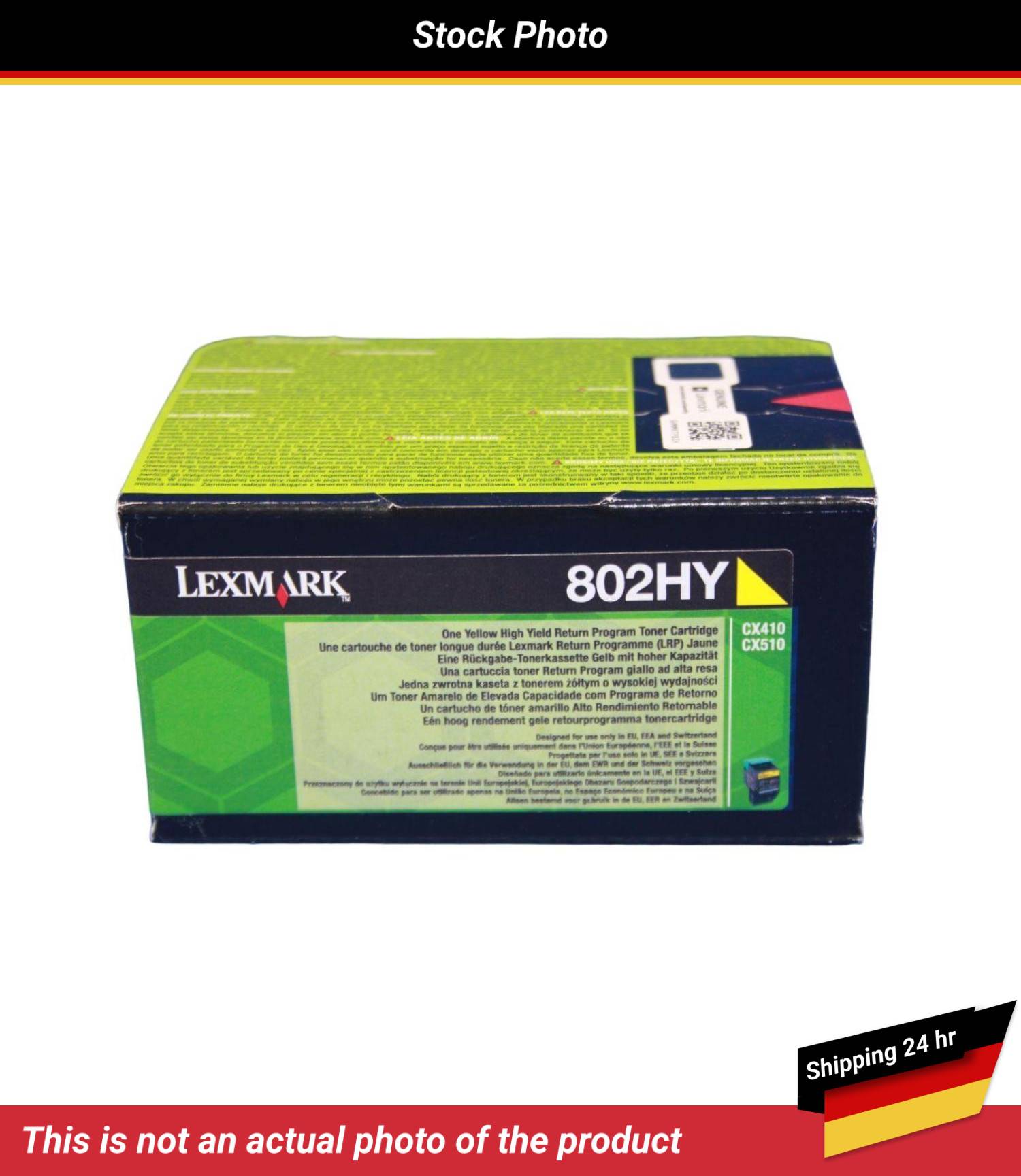 LEXMARK 802HY RP TONER CARTRIDGE YELLOW 3K