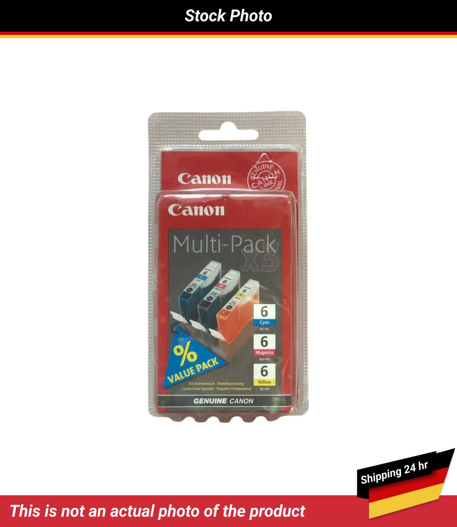 CANON BCI-6 INK TANK COLOR MULTI-PACK