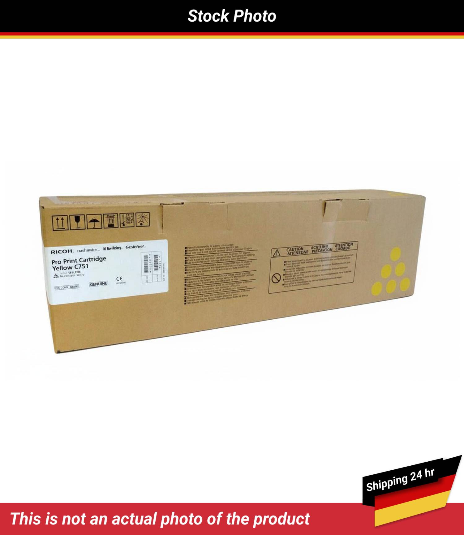 RICOH PRO C751 TONER CARTRIDGE YELLOW