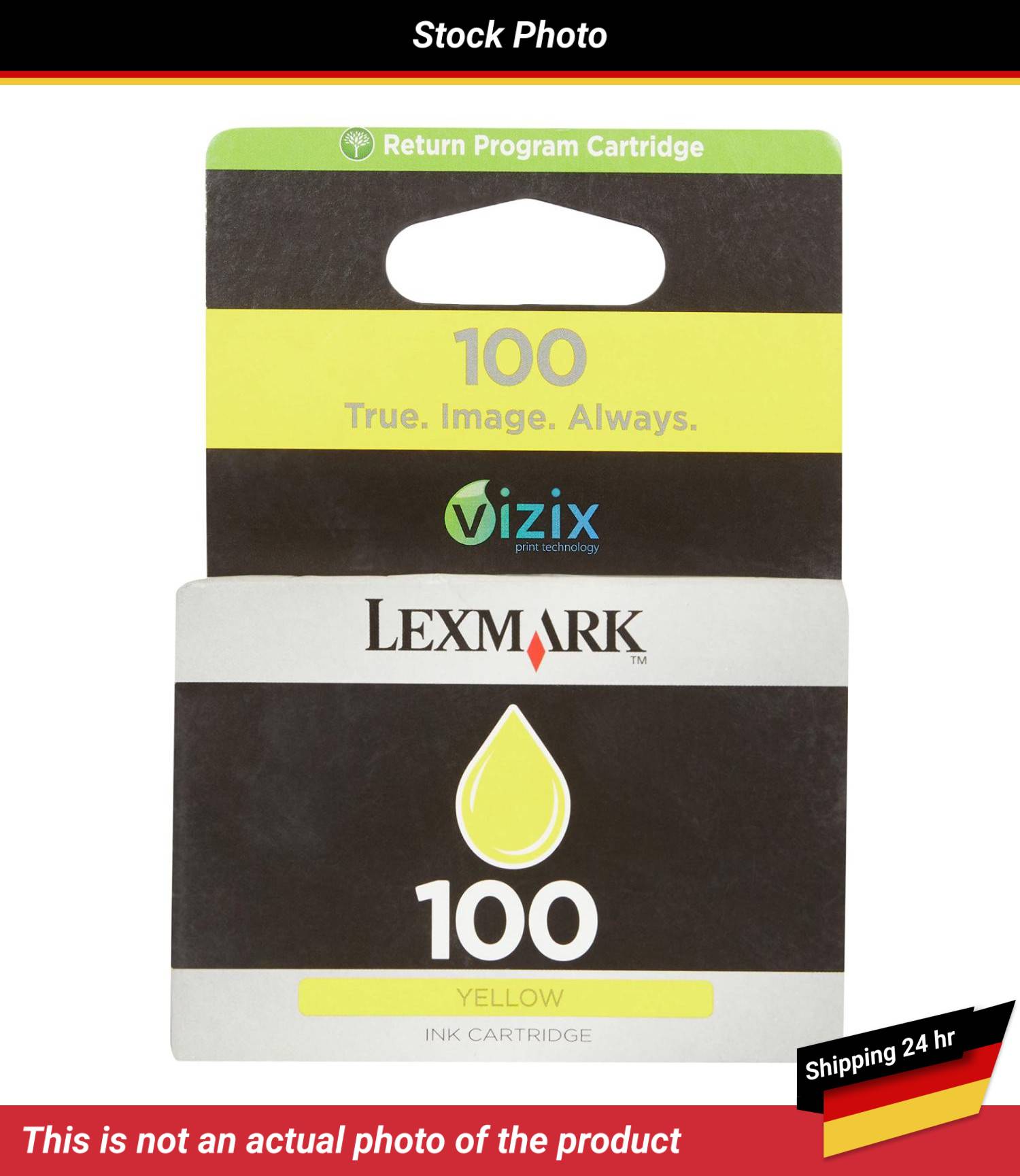 LEXMARK 100 INK CARTRIDGE YELLOW RP